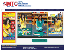 Tablet Screenshot of nepalmontessori.org